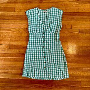 Loft Checkered Mini Dress